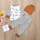 Cotton feather children's clothing 3 piece set - Enfance-Heureuse