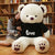 Plush toy ribbon teddy bear doll hugs bear dolls to give girls birthday gifts - Enfance-Heureuse