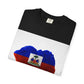 Haiti Flag Drip T-Shirt — Haitian Pride Graphic Tee