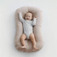 Bébé Nid Lit de bébé Nouveau-Né Bébé Nid Lit Lits D'enfant Infantile Portable Coton Lit Voyage Berceau Coussin - Enfance-Heureuse