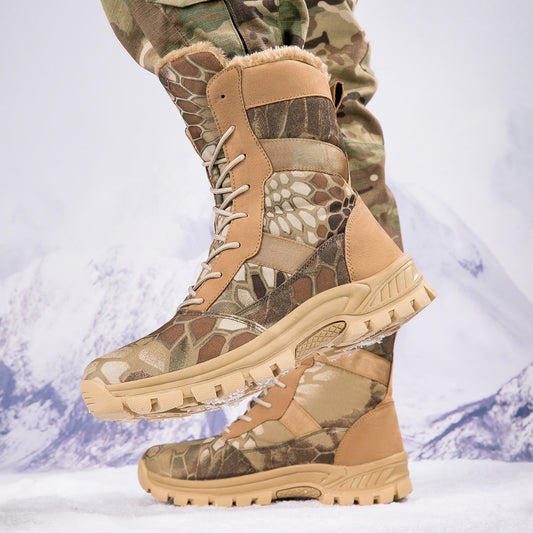 Winter Plush Thermal Cotton Boots Outdoor - Enfance-Heureuse