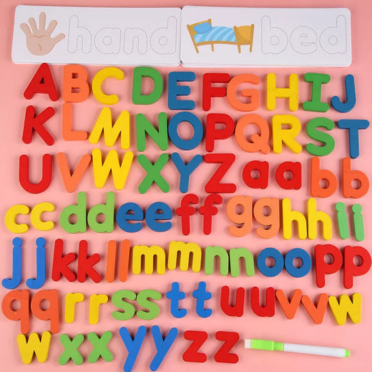 Children Spell Words and English Letters To Describe Educational Toys - Enfance-Heureuse