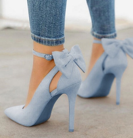 Bow high heels - Enfance-Heureuse