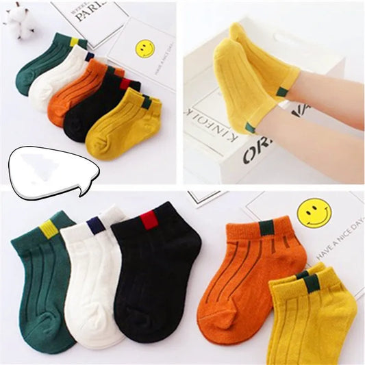 Garçons Bateau Chaussettes Printemps Été Automne Garçons Mince Net Chaussettes Blanc Bébé Coton Chaussettes