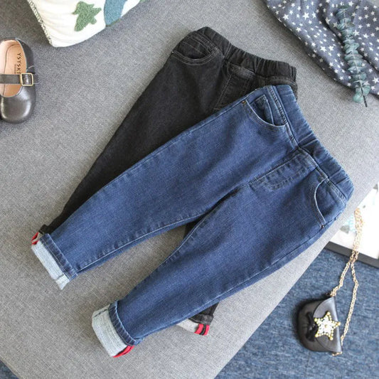 Stretch Petits Pieds Pantalon Bébé Recroquevillé Casual Pantalon