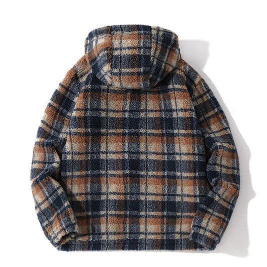 Lamb Velvet Jacket Coat Autumn And Winter Fashion Stitching Loose And Warm - Enfance-Heureuse