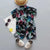 New children's Holiday Style short-sleeved Floral Shirt Suit Cardigan Beach Shorts Two-Piece Suit - Enfance-Heureuse