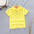Anchor Print Little Boy's Children's Suit Korean Short Sleeve T-Shirt Children's Wear - Enfance-Heureuse