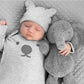 Super Soft Gray Plush Elephant Doll Boy Baby Elephant Doll Accompany Sleeping Doll Photo Props Ins Comfort - Enfance-Heureuse