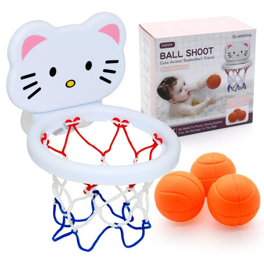 Children's Bathroom Sucker Basketball Hoop Baby Shooting Toy - Enfance-Heureuse