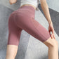 Movement Middle Pants Five Points Fitness Pants Peach Hip Lift Elasticity Tight Yoga Quick Dry High Waist Run Shorts