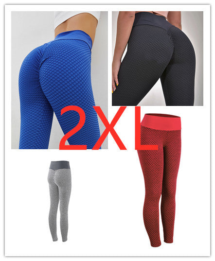 Plaid Leggings Fitness Yoga Pants Women's Seamless High Waist Breathable Gym Leggings - Enfance-Heureuse