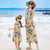 Mother And Daughter Vacation Beach Vest Long Skirt - Enfance-Heureuse