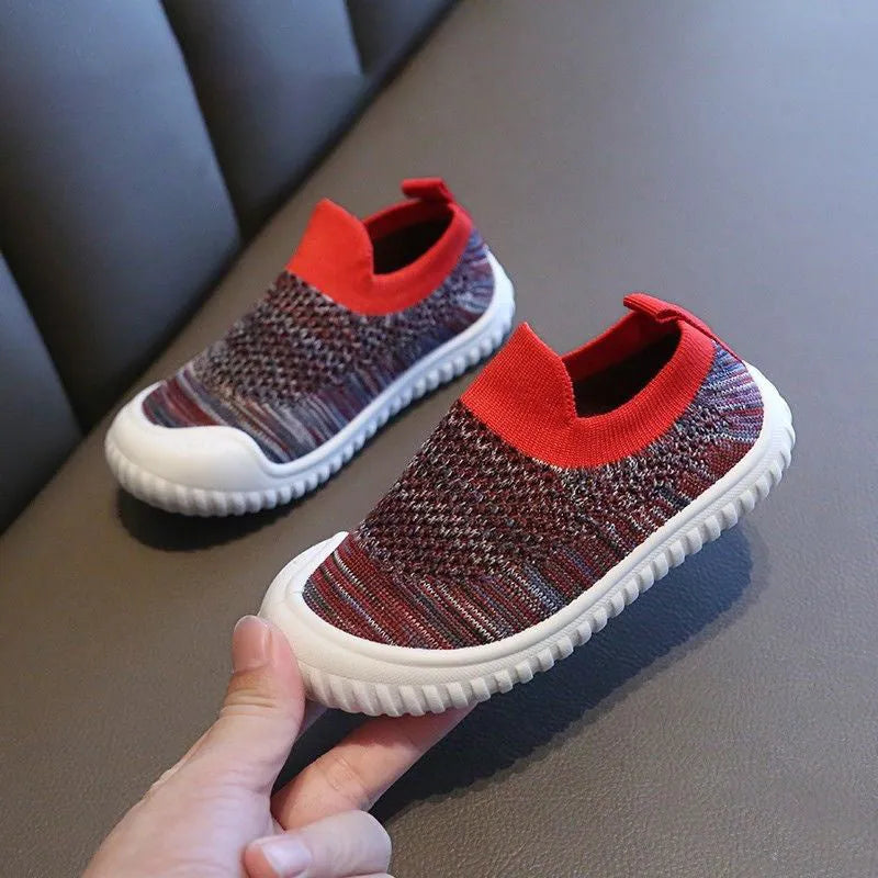 Enfants Chaussures D'intérieur Maternelle Filles Garçons Bébé Chaussures à Semelle Souple - Enfance-Heureuse