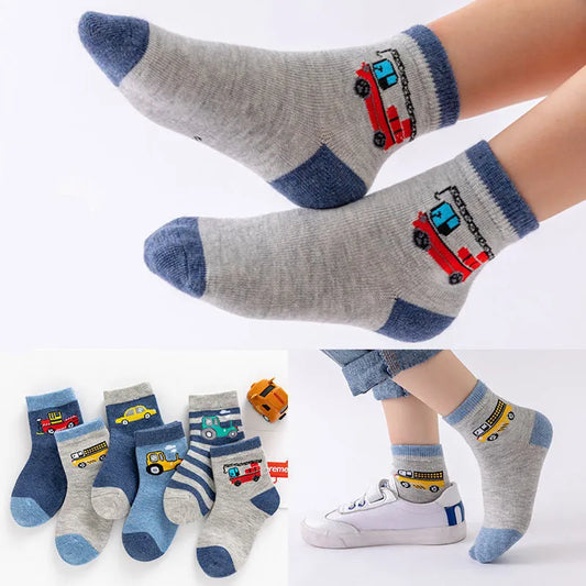Boys And Girls Baby Cotton Socks Summer Breathable Boat Socks Middle School Children Student Socks - Enfance-Heureuse