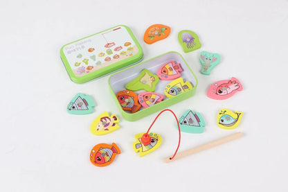 Jouets Educatifs En Bois Montessori Pour Enfants, Planche Occupee, Peche, Maths, Jouet Prescolaire, Cadeau Du Nouvel An - Enfance-Heureuse