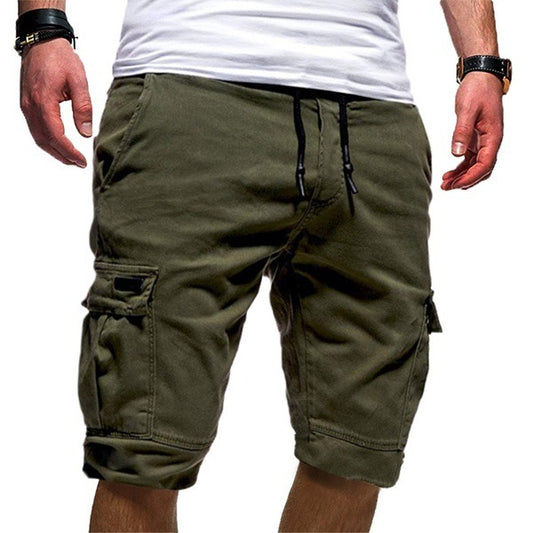 Men Casual Jogger Sports Cargo Shorts Military Combat Workout Gym Trousers Summer Mens Clothing - Enfance-Heureuse