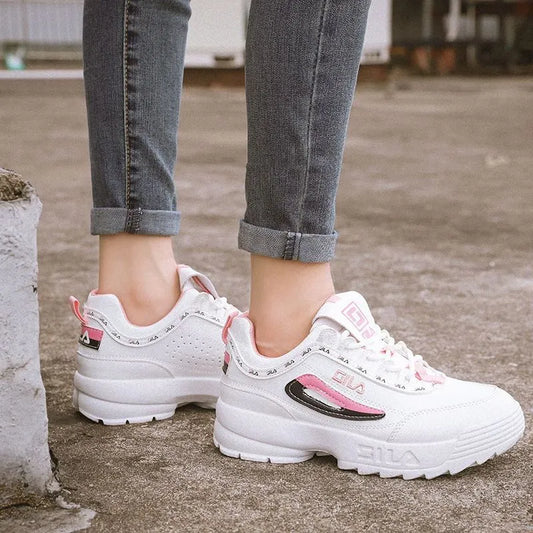 Older Children'S Casual Women'S Shoes 10 Years Old Autumn Korean Version Of The Trend 12 Sports Shoes Girls 16 Junior High School Daddy Shoes - Enfance-Heureuse