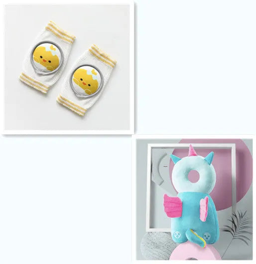 Bébé Genouillères de Bande Dessinée Accessoires Poupée Coudières Bébé D'apprentissage Ensemble - Enfance-Heureuse