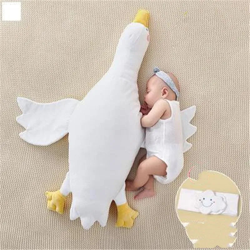 Newborn Baby Sleeping On The Belly Exhaust Pillow Airplane Pillow - Enfance-Heureuse