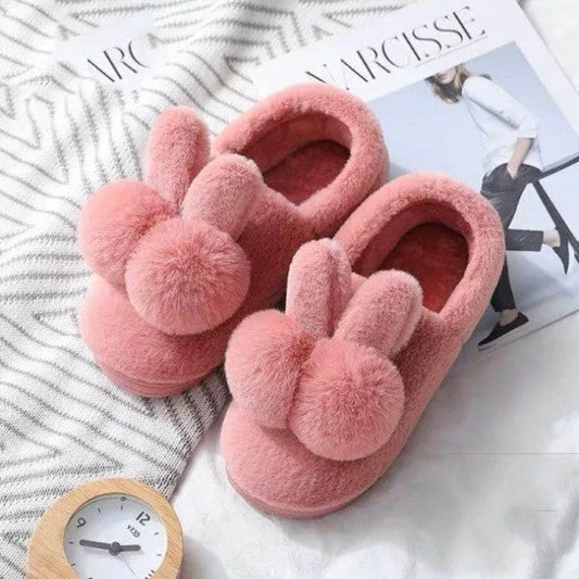 Cuhk Pantoufles Dhiver En Coton Pour Enfants, Pour Et Filles, Une Famille De Trois Parents, En Peluche, Chaussures Chaudes - Enfance-Heureuse