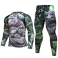 Mens Tracksuit Set D Animal Compression T-Shirt Pants Skin - Enfance-Heureuse