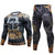Mens Tracksuit Set D Animal Compression T-Shirt Pants Skin - Enfance-Heureuse