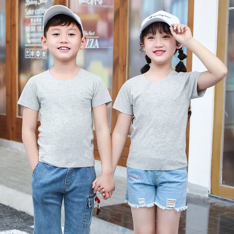 Cartoon Modal Kids Print Short Sleeve - Enfance-Heureuse