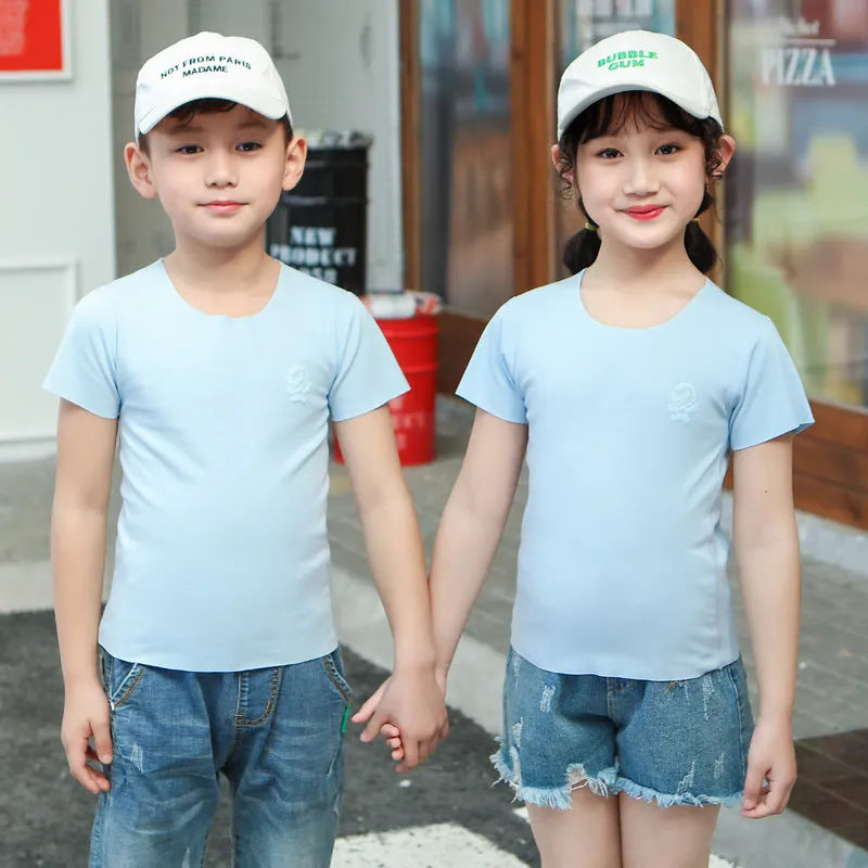 Cartoon Modal Kids Print Short Sleeve - Enfance-Heureuse