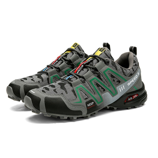 Men Hiking Shoes Climbing Male Sports Shoes Work Safety Toe Tactical Non-Slip Durable Trekking Sneakers Mens Footwear - Enfance-Heureuse
