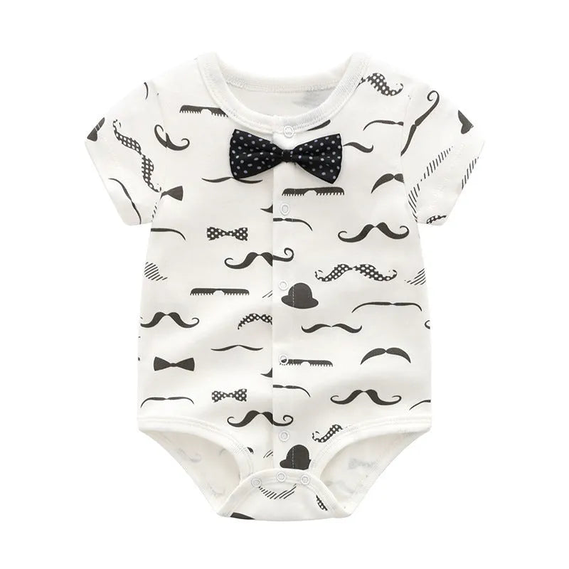Stylish Baby Male Summer One-piece Clothes