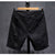 New Arrival Shorts Men Zipper Fly Casual Solid Cotton Summer Hole Elastic Thin Black Mens Homme Boardshorts Beach Regular - Enfance-Heureuse