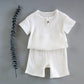 Boy And Girl Baby Short-sleeved Summer Suit - Enfance-Heureuse