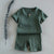 Boy And Girl Baby Short-sleeved Summer Suit - Enfance-Heureuse
