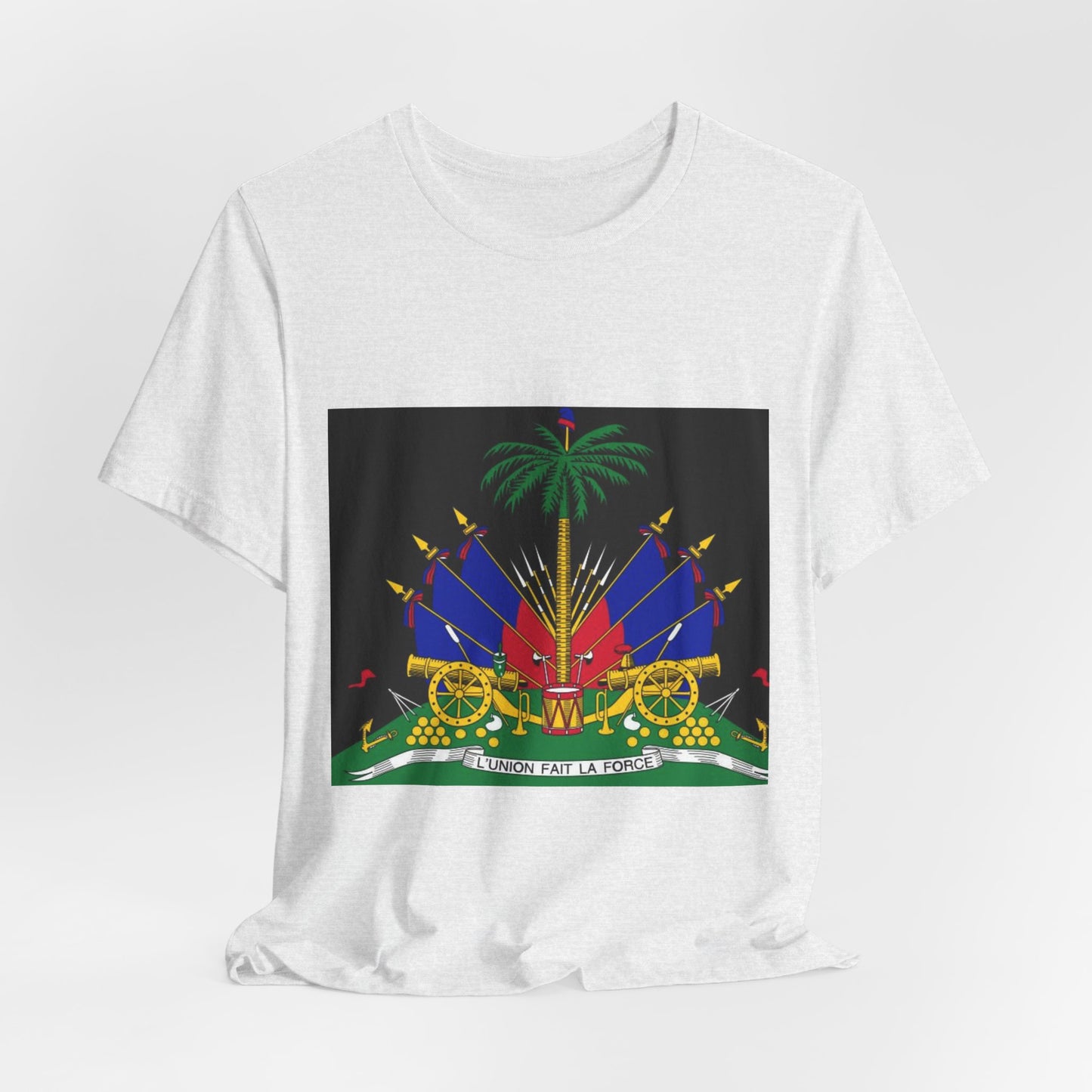 Haiti Coat of Arms T-Shirt — Haitian Flag & Emblem Graphic Tee