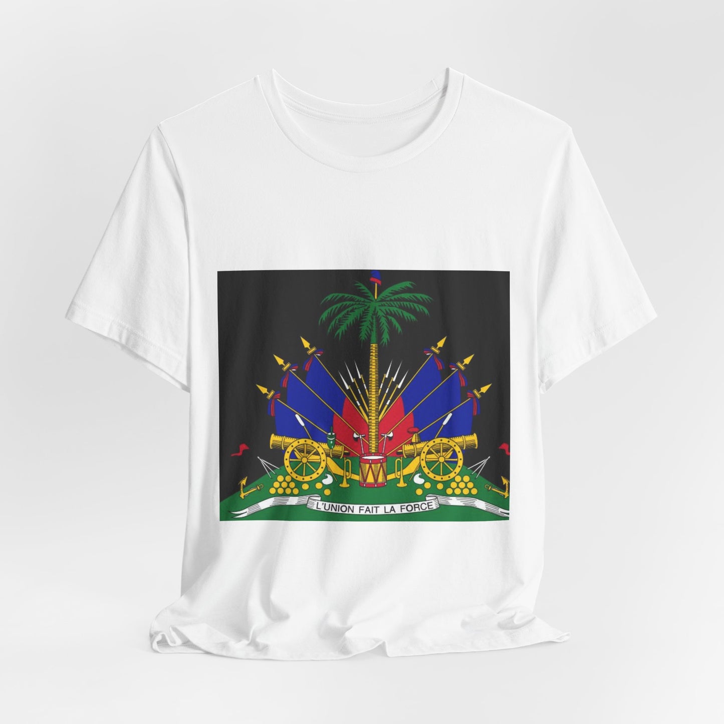 Haiti Coat of Arms T-Shirt — Haitian Flag & Emblem Graphic Tee