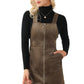Women's Retro Autumn Solid Color Sleeveless Dress - Enfance-Heureuse