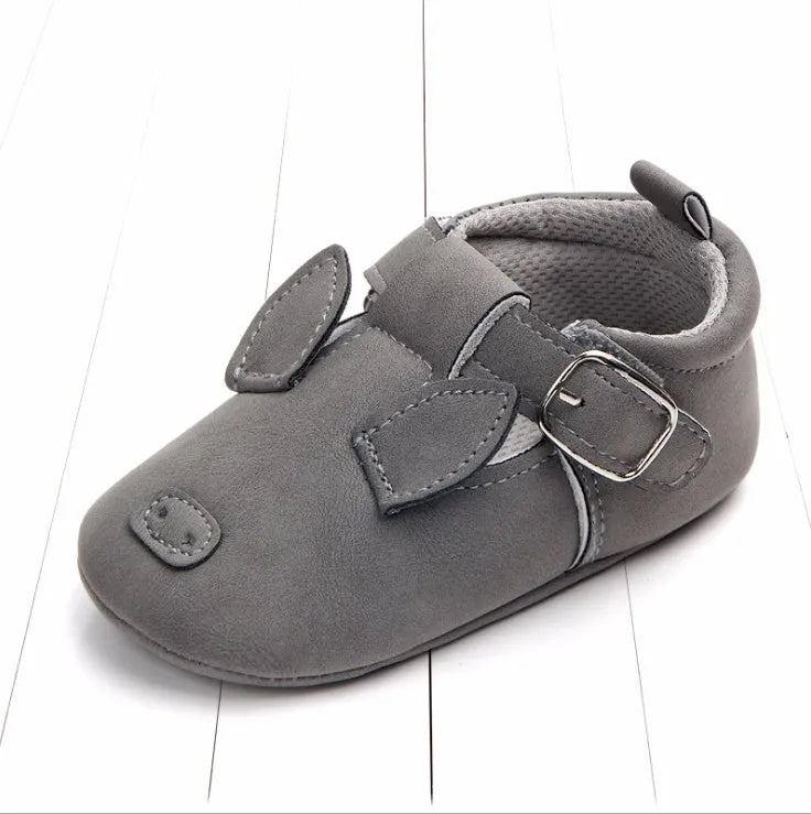 Spring and autumn cartoon animal baby shoes matte leather non-slip soft bottom baby shoes wholesale 0884 - Enfance-Heureuse