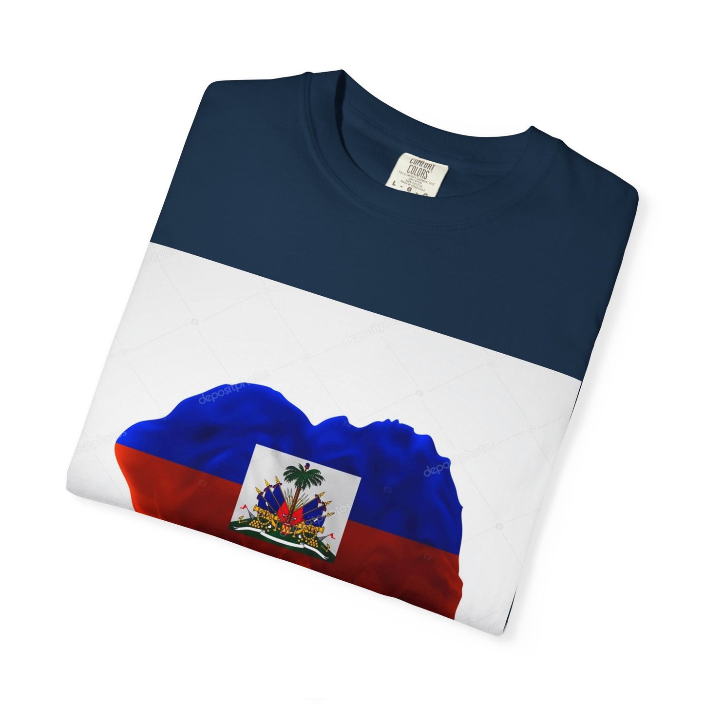 Haiti Flag Drip T-Shirt — Haitian Pride Graphic Tee