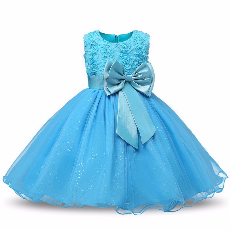 Princess Flower Girl Dress Summer Tutu Wedding Birthday Party Dresses - Enfance-Heureuse