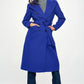 Coalition LA Double-Breasted Longline Coat with Belt - Enfance-Heureuse