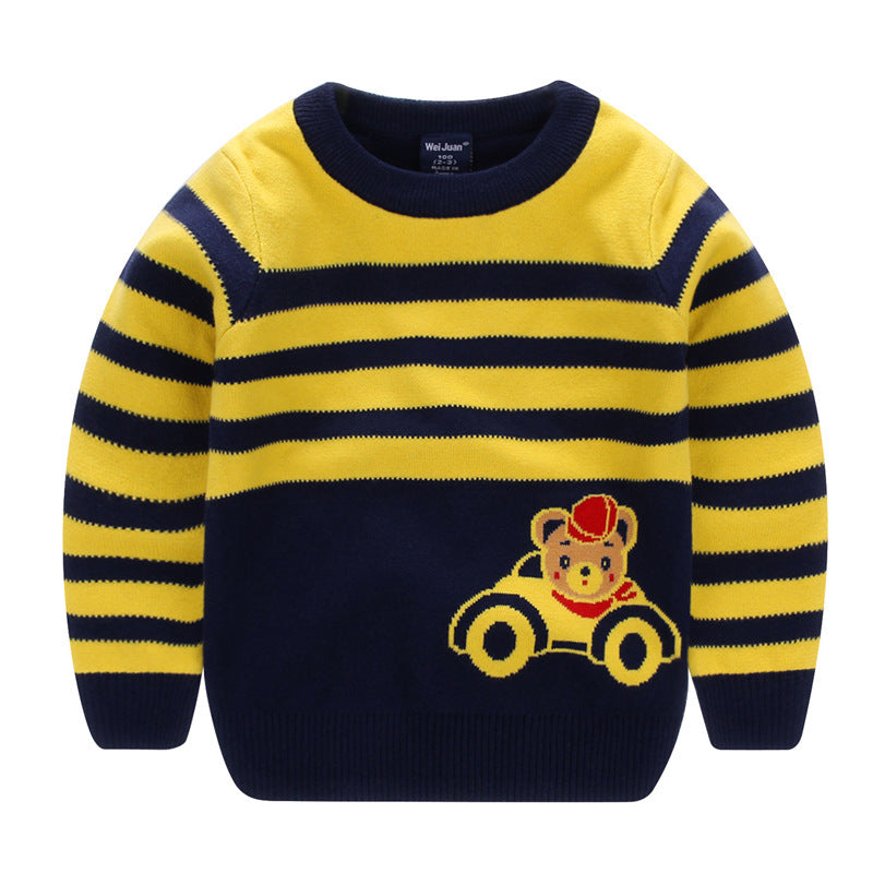 Children cartoon sweater - Enfance-Heureuse