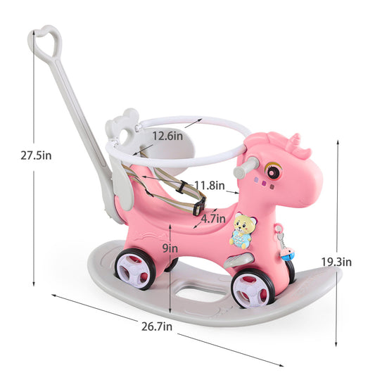 Rocking Horses For Toddlers, Balance Bike Riding Toys - Enfance-Heureuse