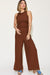 Basic Bae Full Size Ribbed Tank and Wide Leg Pants Set - Enfance-Heureuse