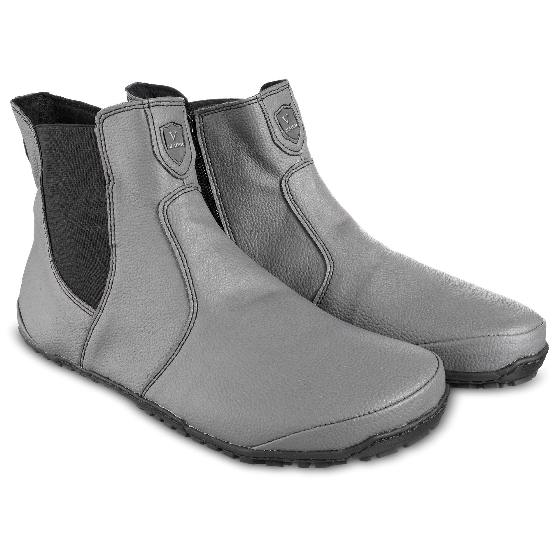 Fashion Men And Women Wear Round Toe Color-blocking Single Boots - Enfance-Heureuse