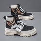 Men's Casual All-match Worker Boot High-top Shoes - Enfance-Heureuse