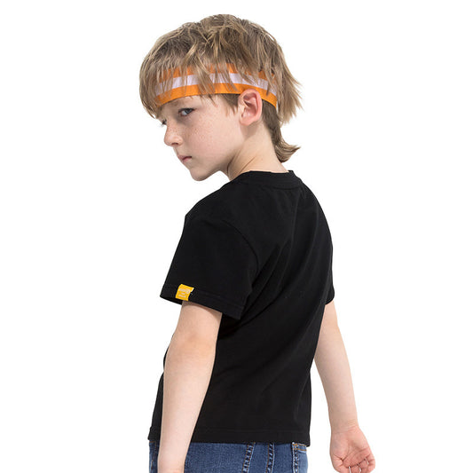 Children's letter print T-shirt - Enfance-Heureuse
