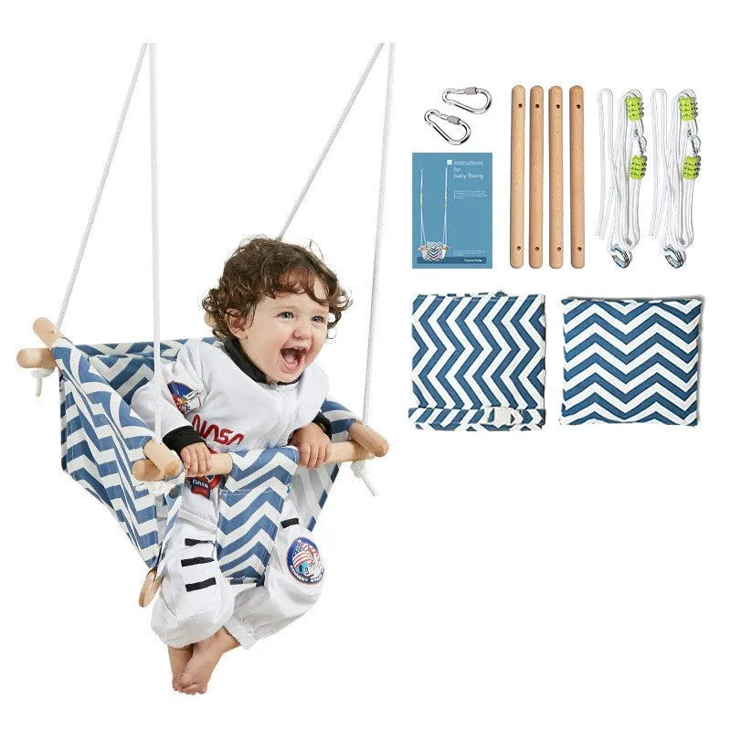 Infantile Fauteuil Suspendu Enfant Bébé À La Maison Siège Pliant Toile Swing