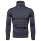 Winter Warm Basic Thermal Turtleneck Sweater Mens Solid Color Slim Fit Clothes Pullover Top - Enfance-Heureuse