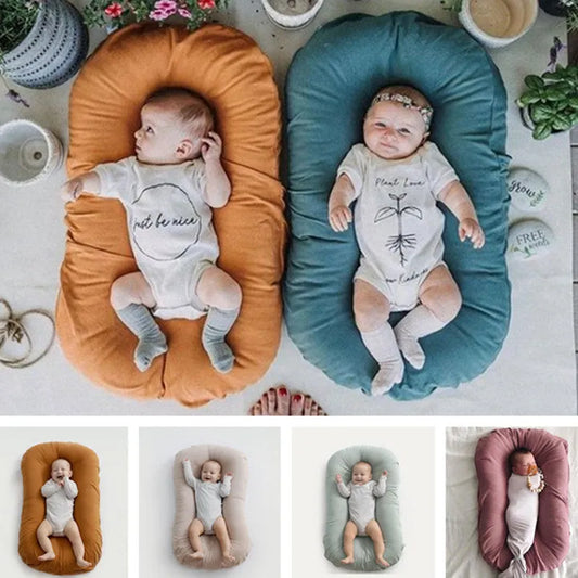 Bébé Nid Lit de bébé Nouveau-Né Bébé Nid Lit Lits D'enfant Infantile Portable Coton Lit Voyage Berceau Coussin